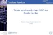 Tests and evolution SSD as flash cache
