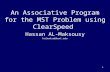 An Associative Program for the MST Problem using  ClearSpeed