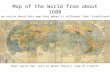 Map of the World from about 1600