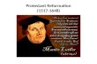 Protestant Reformation (1517-1648)