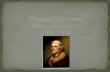 Thomas  Jefferson Administration 1800-1808