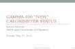 Gamma-400 “new” calorimeter status