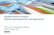 Qualified Partner Program R&M FO patch panels for LAN applications