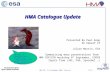 HMA Catalogue Update