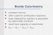 Bomb Calorimetry