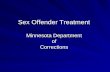 Sex Offender Treatment Minnesota Department of Corrections