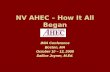 NV AHEC – How It All Began