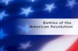 Battles of the  American Revolution