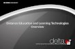 Distance Education and Learning Technologies Overview