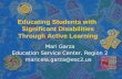 Educating Students with  Significant Disabilities Through Active Learning