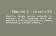 Module 2 – Lesson 24