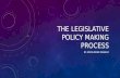 The Legislative Policy making process