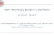 Very Preliminary proton  MD summary G. Arduini – BE/ABP
