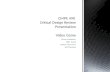 CMPE 490  Critical Design Review Presentation Video Game