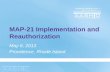 MAP-21 Implementation and Reauthorization