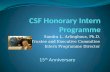 CSF Honorary Intern  Programme