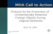 MHA Call to Action