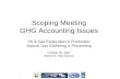 Scoping Meeting GHG Accounting Issues