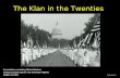 The Klan in the Twenties