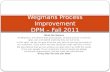 Wegmans  Process Improvement DPM – Fall 2011