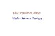 Ch35: Population Change Higher Human Biology