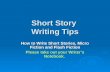 Short Story  Writing Tips