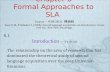 Chapter 6 Formal Approaches to SLA