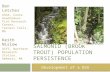 Salmonid  (Brook trout) population persistence