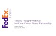 Talking Freight Webinar National Clean Fleets Partnership