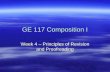 GE 117 Composition I