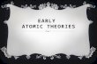 EARLY  Atomic theories