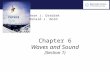 Chapter 6 Waves and Sound (Section 1)