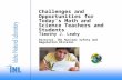 Challenges and Opportunities for Today’s Math and Science Teachers and Students