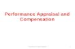 Performance Appraisal and Compensation