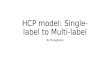 HCP model: Single-label to Multi-label