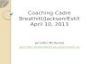 Coaching Cadre Breathitt/Jackson/Estill April 10, 2013