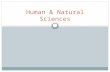 Human & Natural Sciences