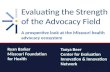 Evaluating the Strength of the Advocacy Field