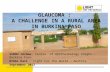 GLAUCOMA  :  A CHALLENGE IN A RURAL AREA  IN BURKINA FASO