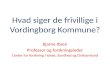 Hvad siger de frivillige i Vordingborg Kommune?