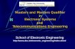 Masters and Masters Qualifier in Electronic Systems and  Telecommunications Engineering
