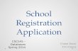 School Registration Application