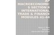 AP Macroeconomics Section 8 International Trade & Finance Modules 41-44