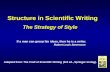 Structure in Scientific Writing