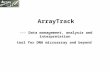 ArrayTrack --- Data management, analysis and interpretation  tool for DNA microarray and beyond