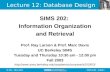 Lecture 12: Database Design