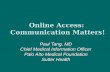 Online Access:  Communication Matters!