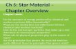 Ch  5: Star Material – Chapter Overview