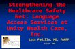 Strengthening the Healthcare Safety Net: Language Access Services at Unity Health Care, Inc.