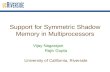 Support for Symmetric Shadow Memory in Multiprocessors